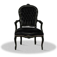 Barockstuhl grau silber Stoff antik repro style Luxus Deko Salon Lounge Hotel Barockstuhl grau silber Stoff antik repro style Luxus Deko Salon Lounge Hotel