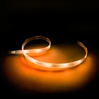 Philips Hue LightStrip+ Erweiterung für Basis Set, 1m, dimmbar, bis zu 16 Millionen Farben, steuerbar via App, kompatibel mit