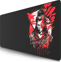 Titanwolf Gaming Mauspad XXL, 900 x 400 x 3 mm, Schreibtischunterlage, abwaschbar, rutschfeste Rückseite, Geschwindigkeit & Präzision, Samurai