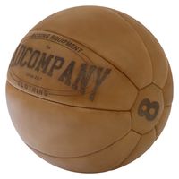Medizinball aus Echtleder : braun 8 kg Farbe: braun Gewichtsklasse: 8 kg