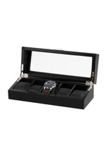 Rothenschild Uhrenbox RS-2375-5OAK für 5 Uhren schwarz