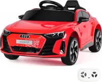 Kinder Elektroauto 12V - Audi e-Tron GT - 1 bis 4 Jahre - mit Fernbedienung - Rot