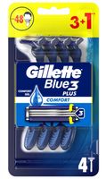 Gillette, Maszynki do golenia Blue 3 Comfort Plus, 3 + 1 sztuk