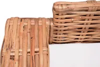 vidaXL 3-osobowa sofa ogrodowa Naturalny rattan