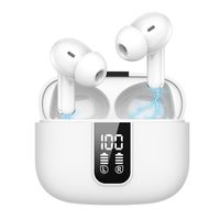 7MAGIC Bluetooth Kopfhörer, Kopfhörer Kabellos Bluetooth 5.3 In Ear Kopfhörer mit 4 ENC Noise Cancelling Mic, IPX7 Wasserdicht Ohrhörer LED Anzeige USB-C für Sport und Arbeit, Weiß