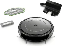 iRobot Roomba Combo, Prachový sáček, Černá, Šedá, Kulatý, 0,45 l, 0,45 l, Nabíjecí