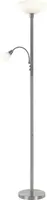 Globo Lighting Stehleuchte Metall verchromt, 1x E14