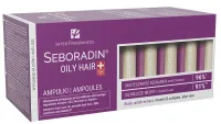 Seboradin Tendence k Mastění Vlasy, Posilující Sérum v Ampulkách, 14x5,5 ml