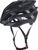 BLACK CREVICE - Damen & Herren Fahrradhelm - RACE | Farbe: Schwarz/Carbon | Größe: M (55-58 cm)