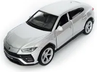 LAMBORGHINI Urus Modellauto aus Metall Modell Auto Spielzeugauto Kinder Geschenk 92 (Silber)