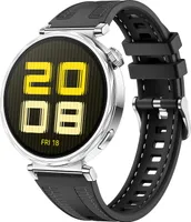 INF Silikónový remienok na hodinky Huawei Watch GT5 18MM čierna