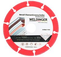 WELDINGER Metall-Diamanttrennscheibe  125mm