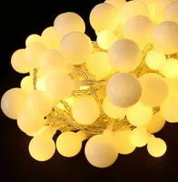 Lumineo Lichterkette Cherry 120 LED 9 m warm weiß, transp. Kabel