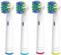BMK Zahnbürsten für Oral-B, 4 Stück - kompatibel mit Oral-B EB25 Floss Action