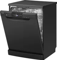Bomann® Geschirrspüler 60 cm | 14 Maßgedecke | Spülmaschine 60 cm Stand oder Unterbau | 7 Programme & 2 Sprühebenen | Startvorwahl | GSP 7419 schwarz