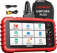 LAUNCH CRP129X Plus 2.0 OBD2 Diagnosegerät, kfz-Diagnosescanner mit Allen Systemdiagnosen 8 Dienste