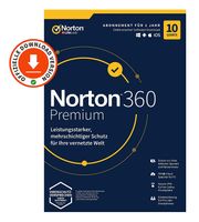 Norton 360 Premium | 10 Geräte | 1 Jahr Schutz | kein Abo | Download-Version
