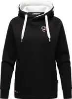 Marikoo Airii Damen Hoodie Kapuzensweatjacke Kapuzenjacke Sweater Schwarz Gr. 36 - S