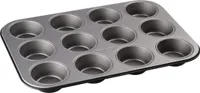 Forma na muffiny Zenker 12 energy, prvotřídní forma na pečení, pro chutné koláče, zkracuje dobu pečení až o 20 % (barva: stříbrná/antracitová)