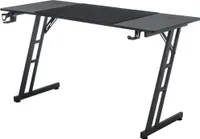 TWOLIIN Herný stôl - 140x60x74cm Herný počítačový stôl s povrchom z uhlíkových vlákien - Stoly Ergonomický herný stôl do 150 kg do spálne kancelárie