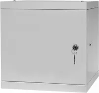 Rack Cabinet 10" 6U, 300mm, Full Door, Gray