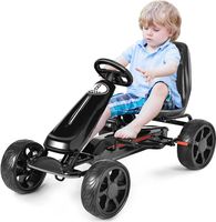 Kinderfahrzeug Gokart Tretfahrzeug bis 30kg belastbar mit Pedal & Bremse 