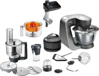 Bosch MUM59M55, 3,9 l, Schwarz, Edelstahl, 0,5 l, Edelstahl, Kunststoff, LED