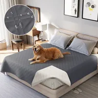 Hundedecke,Hundematte ,208*208cm,Wasserdichtes Gesteppt Bettüberwurf,Bettdecken Überdecken Sofa Bett Decken (grau)