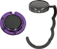 kwmobile Taschenhalter für Tisch - 2x Faltbare Antirutsch Handtaschenhalter Tisch Haken - Taschen Aufhänger - Geschenkidee Gadgets für Frauen -