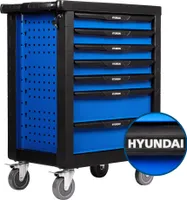 HYUNDAI Werkstattwagen SET 59006 (175-teilig, 7 Schubladen,  CrV-Stahl, abschliessbar)