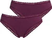 s.Oliver Brasilslip 2 er-Pack bordeaux Größe 32/34