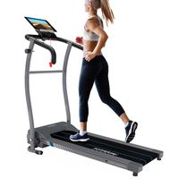 KINETIC SPORTS Laufband klappbar KST1650FX mit 600 Watt Elektromotor bis 10 km/h, Trainingscomputer, Geh- und Lauftraining, kompakt verstaubar