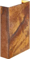 Nordlux Fold 15 Höhe 21 cm rostfarben 2-flammig rechteckig