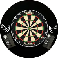 Zestaw Steeldart pro disc Blade 6 + 2 zestawy rzutek + pierścień zaczepowy