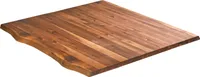 Tischplatte Baumkante Akazie cognac 80 x 80 cm ESRA