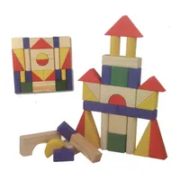 HOMCOM Bausteinset 12er-Set Schaumstoff Bausteine Bauklötze Bauspielzeug  für Kinder Schaumstoffblöcke für 1-3 Jahre alt Kinder Kunstleder EPE