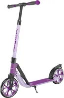 HUDORA BigWheel® 205 Advanced Scooter - lawendowy - Wygodna aluminiowa hulajnoga do 100 kg - z regulacją wysokości i możliwością złożenia