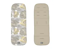 Kikkaboo Kinderwageneinlage Sitzauflage beidseitig verwendbar Universalauflage beige