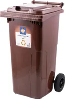 Odpadkový koš Odpadkový koš Odpadkový koš Odpadkový koš Odpadkový koš 120L Hnědá BIO