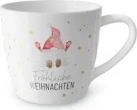 weihnachtlicher Maxibecher Love Xmas Wichtel für 400ml Geschenk für Dich