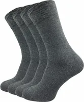 Gawilo  Business Socken Herren (4 Paar), Grau / 43 - 46