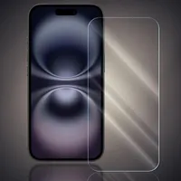 Panzer Folie für Apple iPhone 16 Echt Glas Displayschutzfolie Transparent Glasfolie 9H Härtegrad Schutzglasfolie