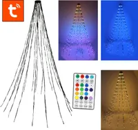 Smarte Weihnachtsbaumbeleuchtung RGB mit Fernbedienung und APP Lichterkette Weihnachtsbeleuchtung