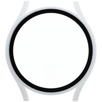 Schutzhülle Bizon Case+Glass für Galaxy Watch 5 40mm, Weiß