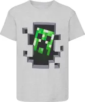 Minecraft - Detské tričko NS6016 (116) (sivé)