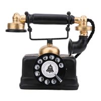 Vintage Retro Antikes Telefon Kabelgebundenes Festnetztelefon Home Desk Decor Ornament