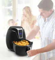Princess Heißluftfritteuse Digitaler Aerofryer XL Schwarz 1400 W 182021