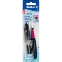 Pelikan Füller Twist für Rechts-&Linkshänder mit 2 Patronen Gr.M