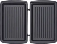 Syntrox Germany Wechselplatten für Multimaker Masto SM-1300W / MM-1400 – Kontaktgrillplatte für vielseitige Zubereitungen – Antihaftbeschichtung, einfach zu reinigen