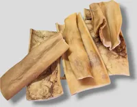 1 kg Getrocknet Pferdehaut Kauartikel Hundesnack Hundefutter Kausnack getrocknet 15 cm lang